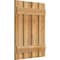 Ekena Millwork Spaced Board-n-Batten Shutters, Rough Sawn Western Red Cedar, 23W x 30H, PR RBS06S23X030RWR - alternate 3
